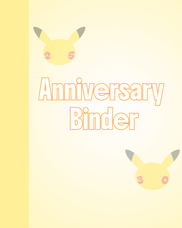 Anniversary Binder