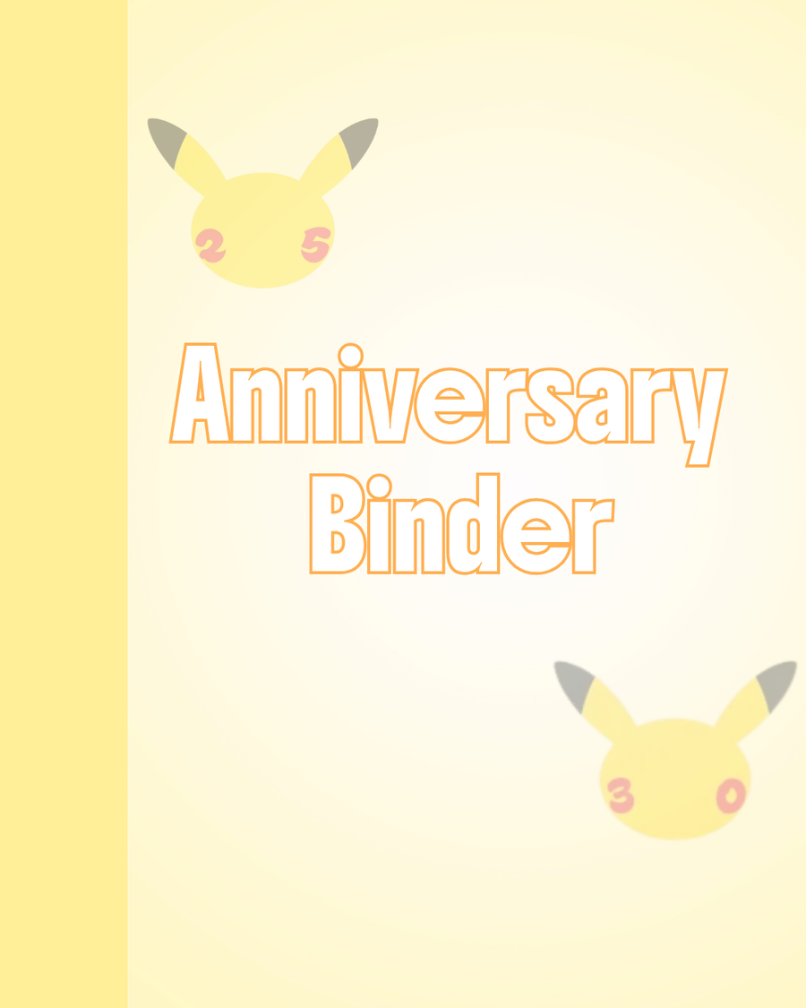 Anniversary Binder