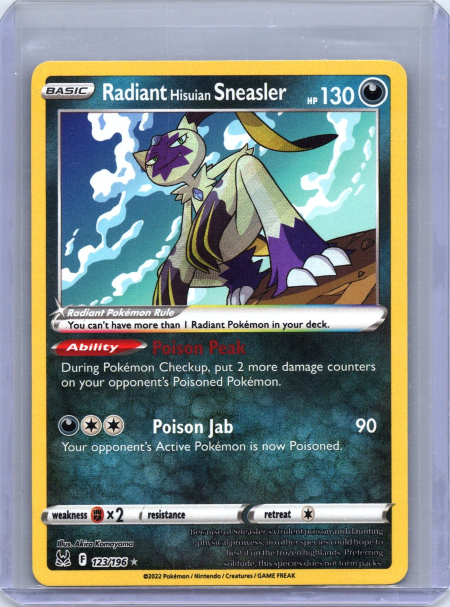 Radiant Hisuian Sneasler 123/196