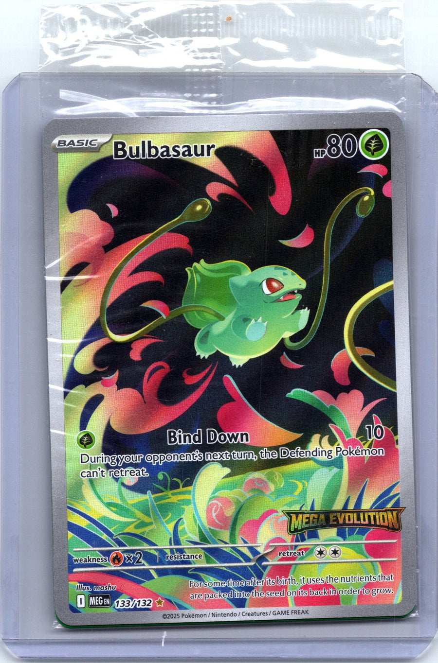 Bulbasaur 133/132 (stamped promo)