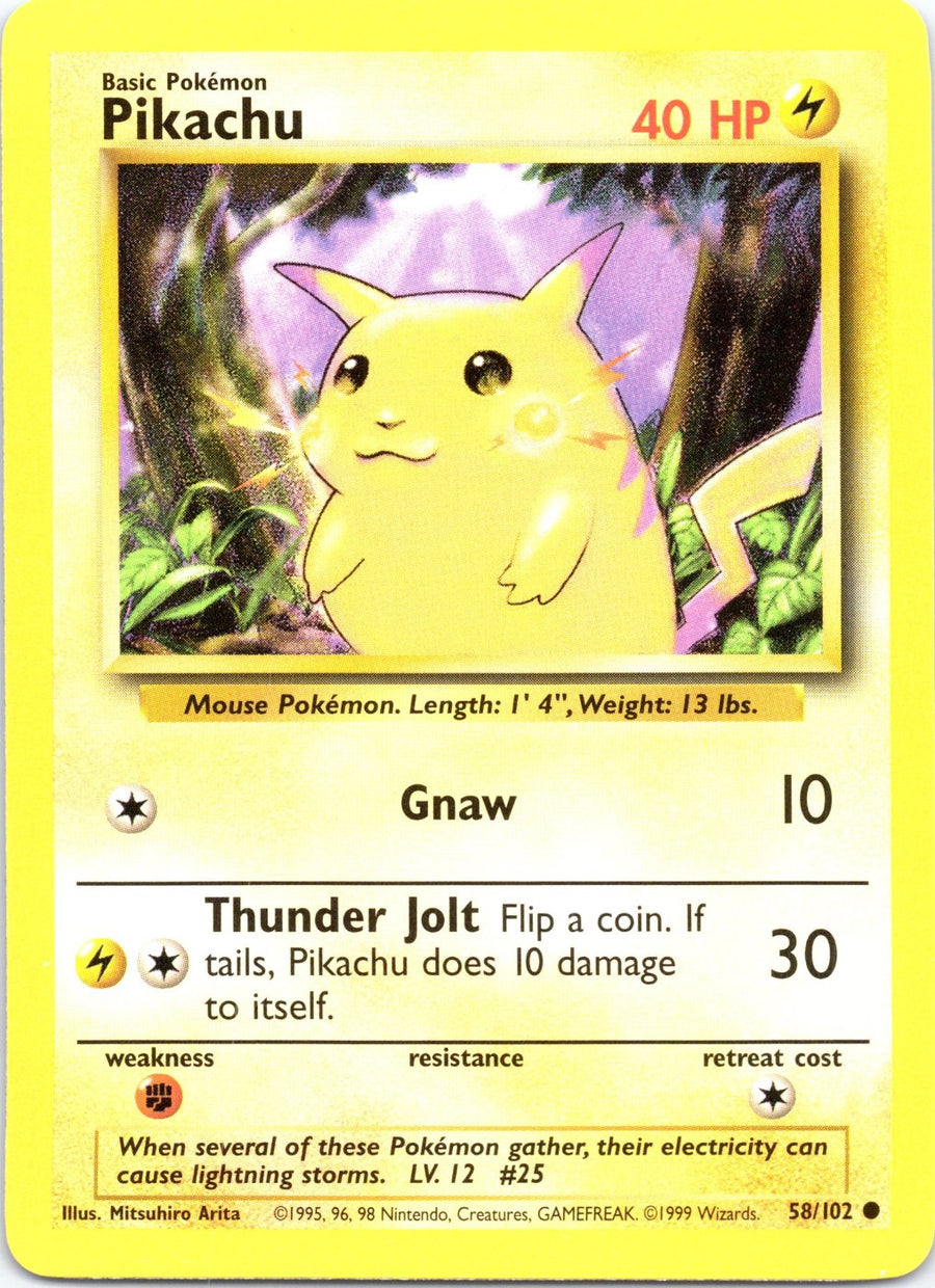 Pikachu 58/102