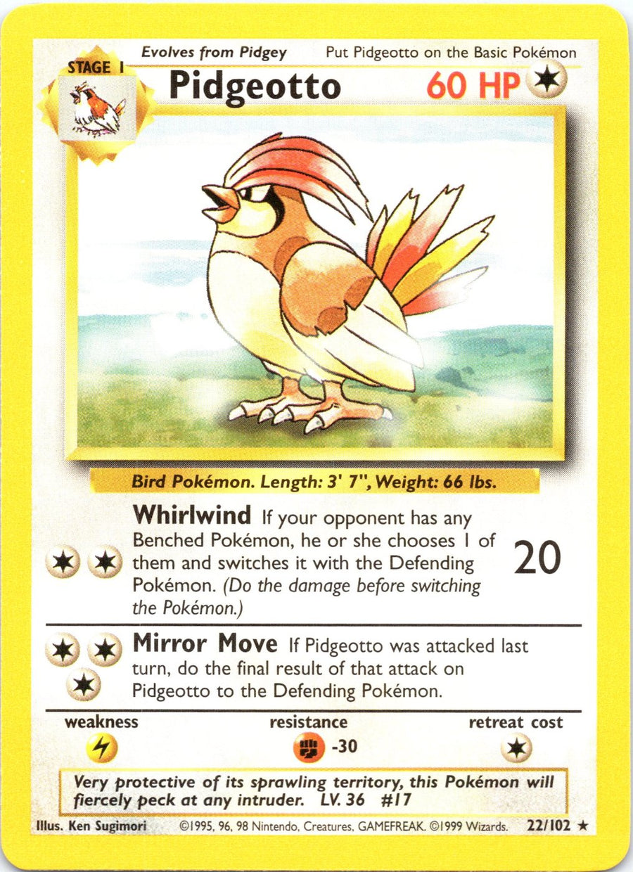 Pidgeotto 22/102