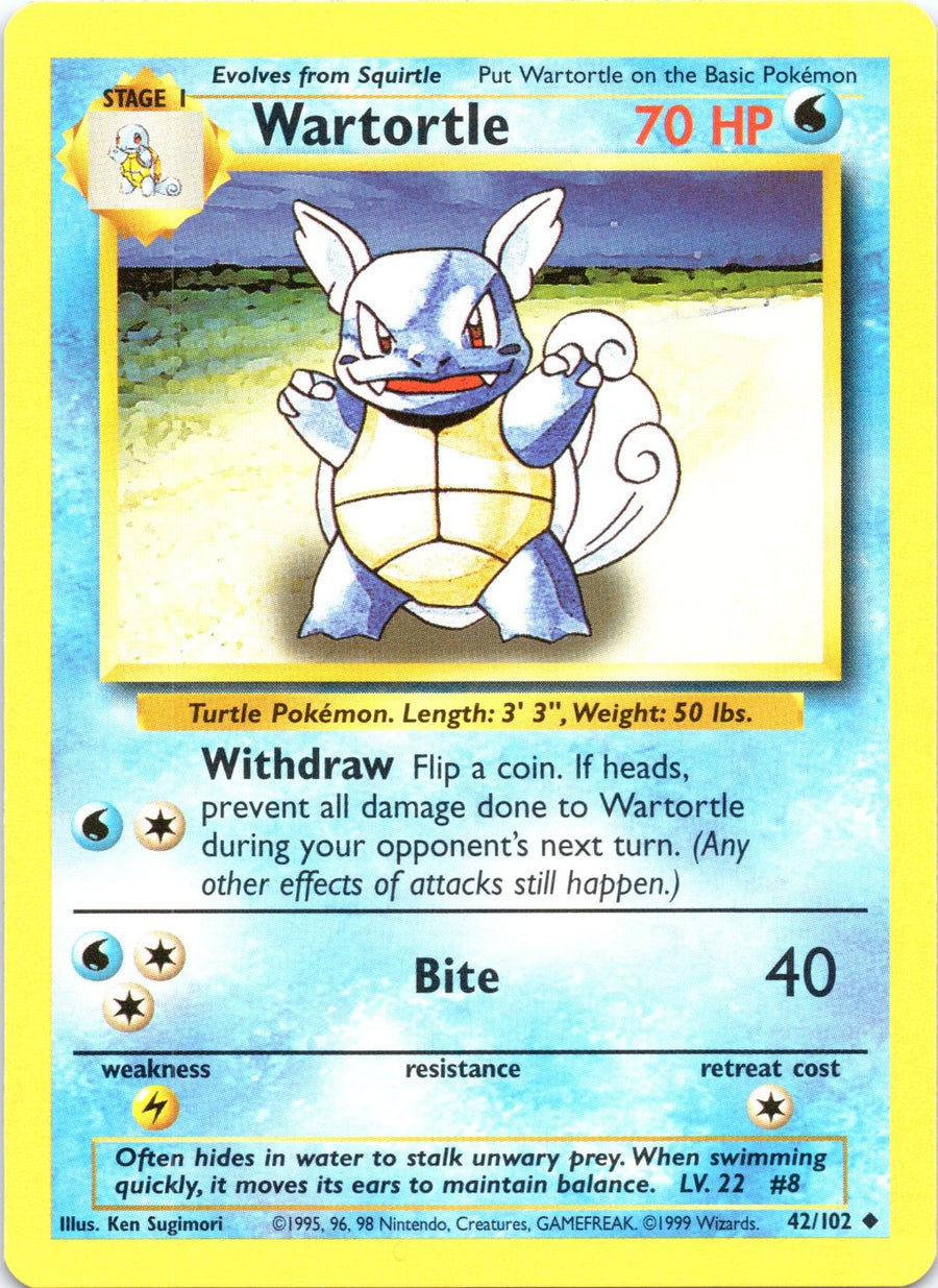 Wartortle 42/102