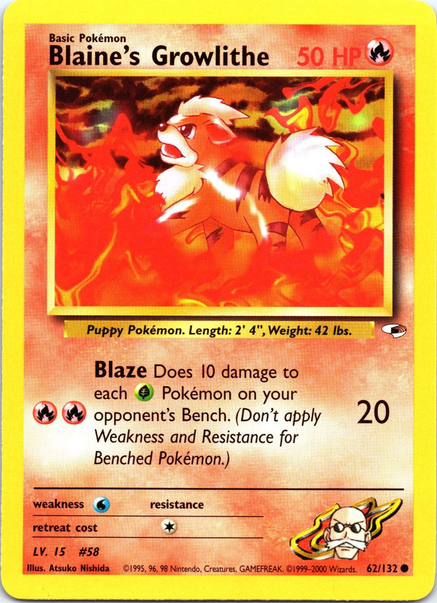 Blaine's Growlithe 62/132