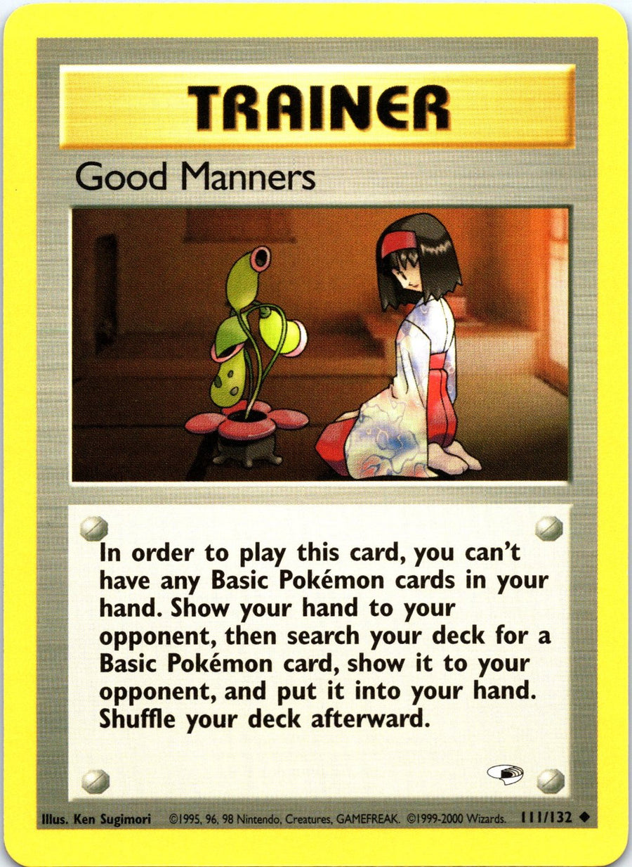 Good Manners 111/132