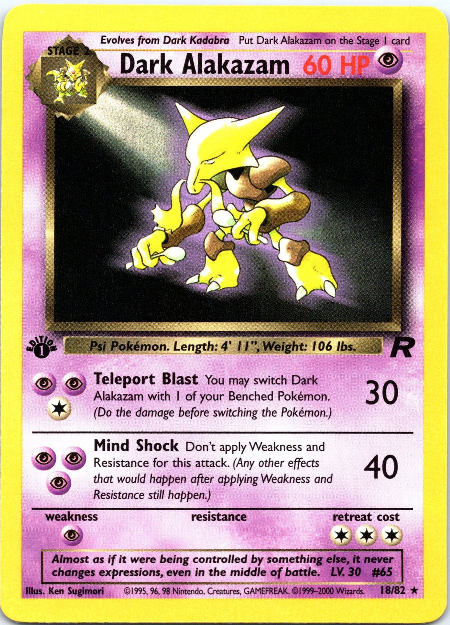 Dark Alakazam 18/82