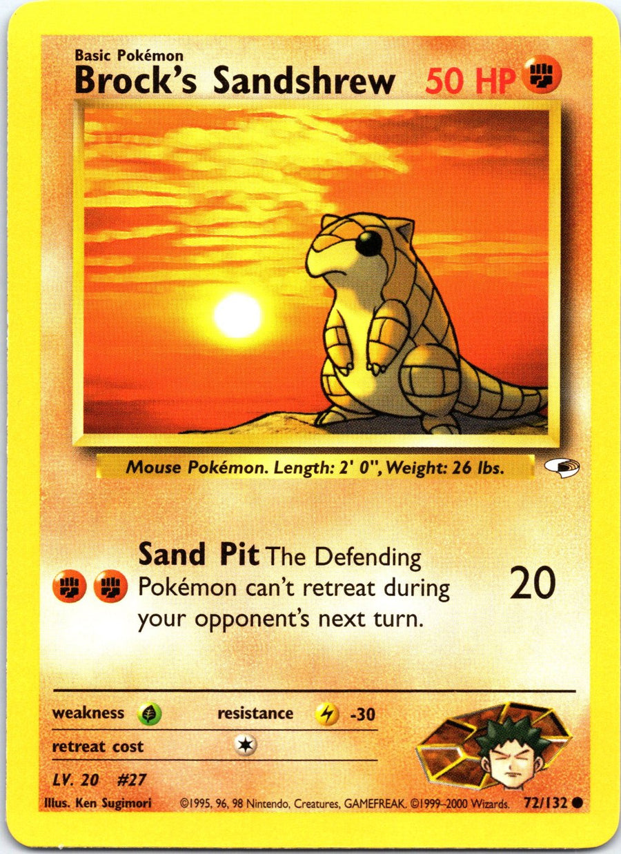 Brock's Sandshrew 72/132