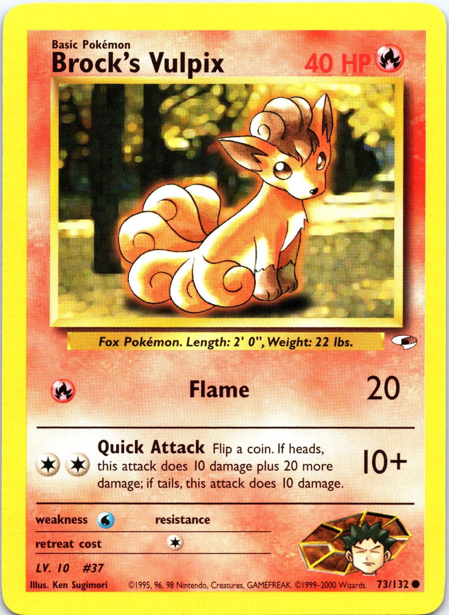 Brock's Vulpix 73/132